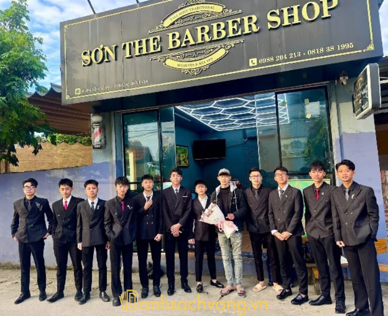 Sơn The Barbershop cắt tóc nam đẹp ở Hưng Yên