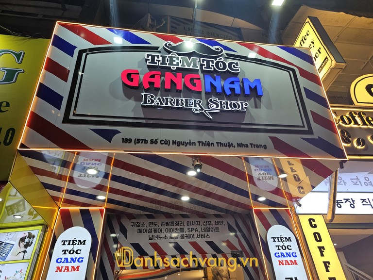 Tiệm Cắt Tóc Gang Nam - Barber Shop cắt tóc nam đẹp ở Khánh Hòa