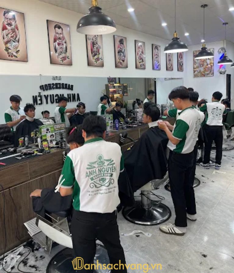 Barber Shop Anh Nguyễn cắt tóc nam ở Gia Lai