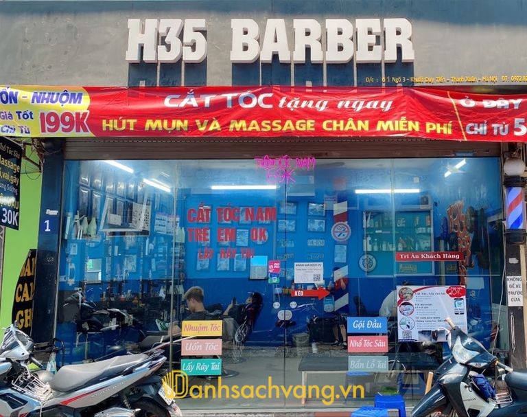 H35 Barber Shop - barber shop cắt tóc nam ở Hà Nội