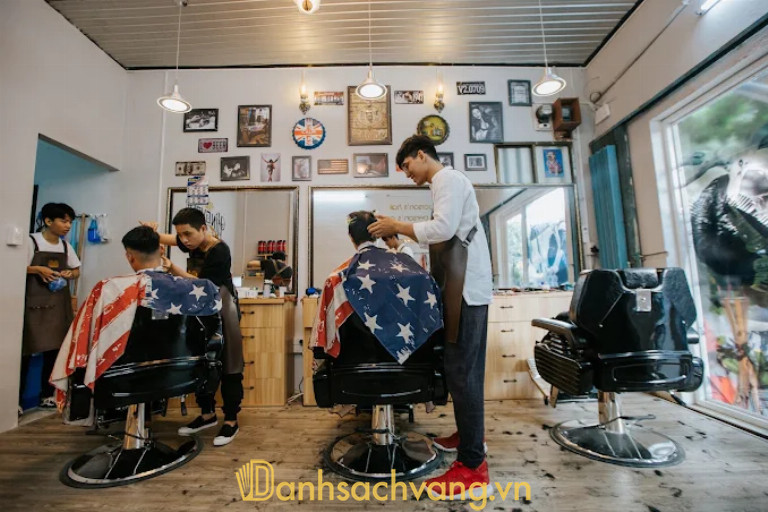 King Vau Barber Shop cắt tóc nam ở Huế