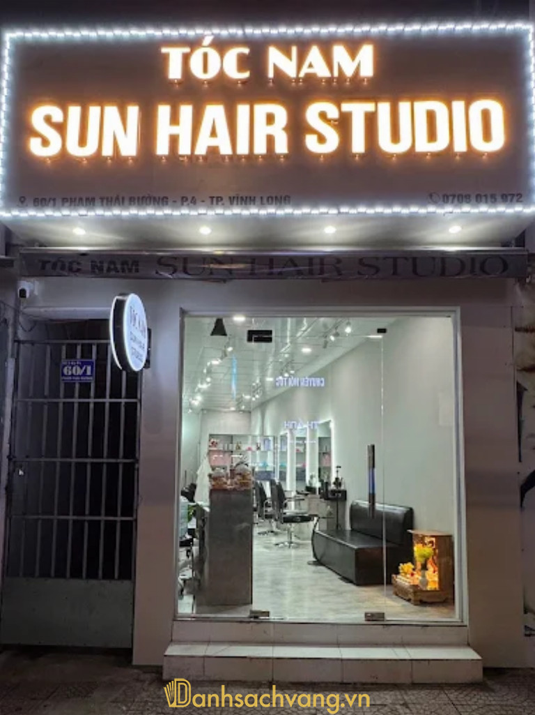 Sun Hair Studio - barber shop cắt tóc nam ở Vĩnh Long