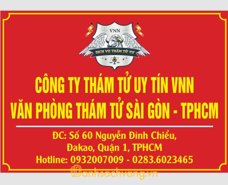 Công ty Dịch Vụ Thám Tử TpHCM VNN tại Nguyễn Đình Chiểu