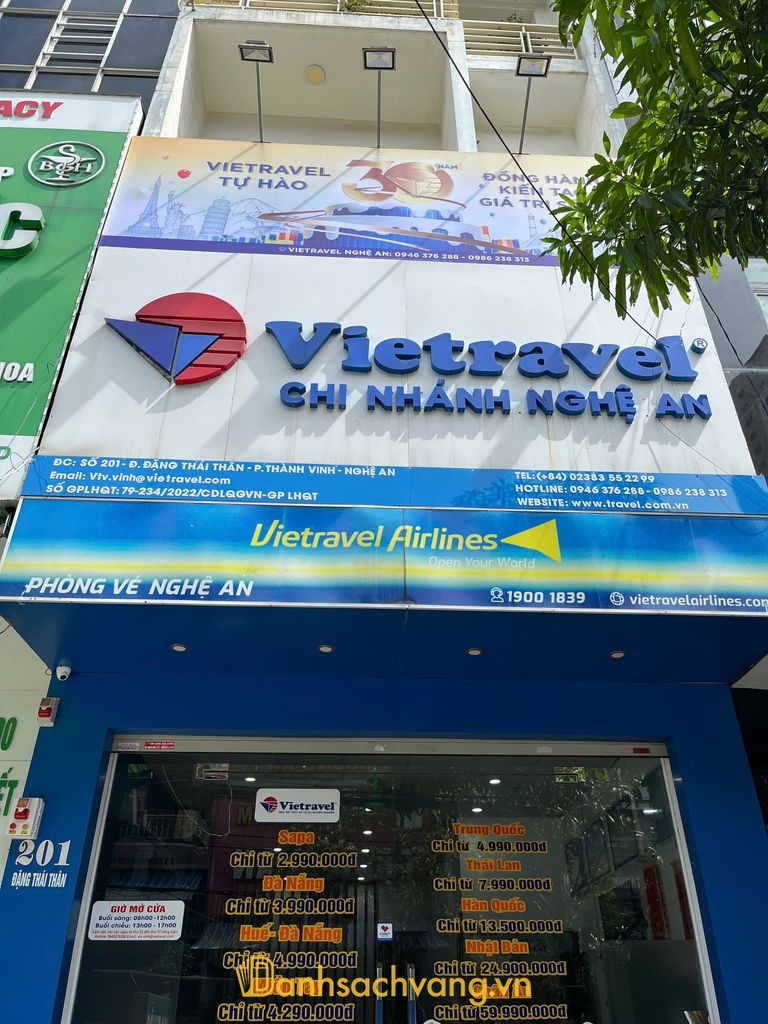 Công Ty Du Lịch Vietravel chi nhánh Nghệ An - đơn vị lữ hành tại Thành Vinh
