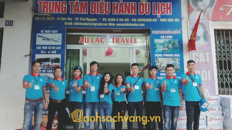 Công Ty Du Lịch Âu Lạc tại đường Cách Mạng Tháng 8 Thái Nguyên