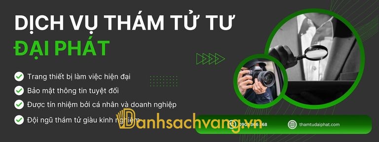 Công ty thám tử Đại Phát - dịch vụ điều tra tại Thái Bình