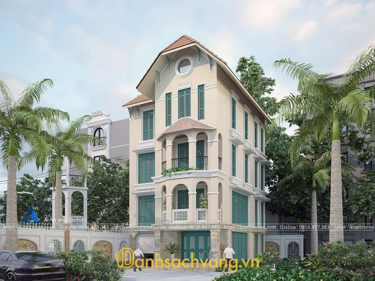 Kiến Trúc Á Âu - xây nhà trọn gói Hà Nội