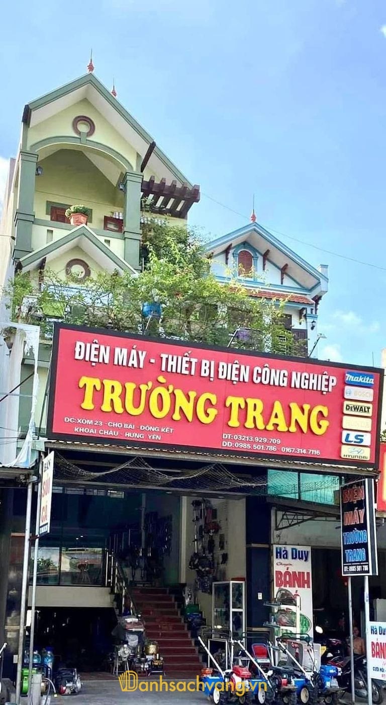 Cửa hàng điện máy Trường Trang tại Khoái Châu