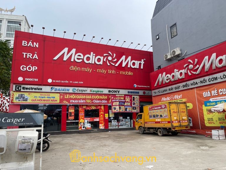 Siêu thị điện máy Media Mart tại 63 Ngô Quyền Lạng Sơn