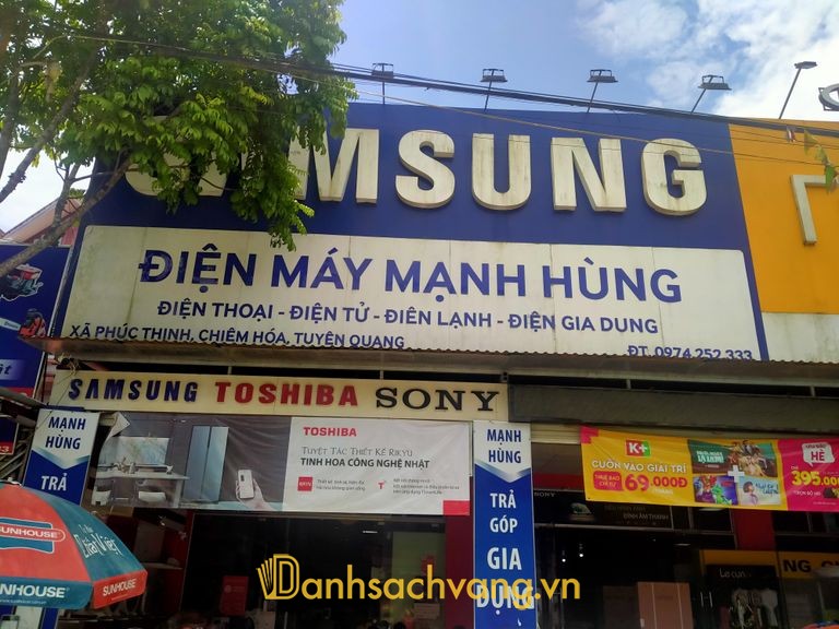 Điện Máy Mạnh Hùng tại Chiêm Hóa Tuyên Quang