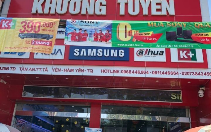7 Cửa hàng điện máy ở Tuyên Quang chính hãng, nhiều ưu đãi