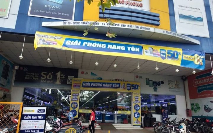 6 Cửa hàng điện máy ở Vĩnh Long uy tín, giao hàng nhanh
