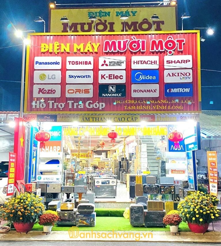 Trung Tâm Điện Máy Mười Một tại Cái Ngang Vĩnh Long