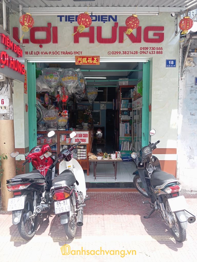 Tiệm Điện Lợi Hưng - cửa hàng thiết bị điện và đồ gia dụng tại Sóc Trăng