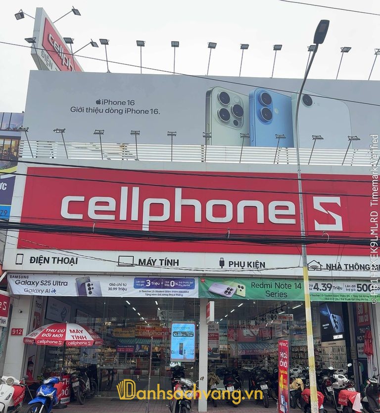 CellphoneS - cửa hàng điện thoại ở An Giang