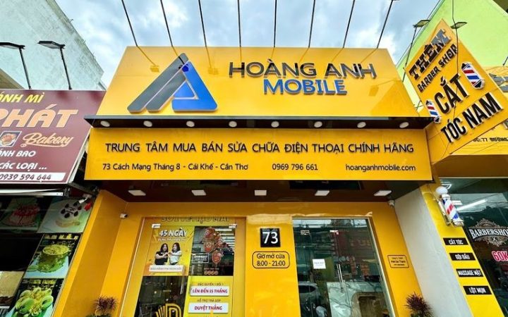 10 Cửa hàng điện thoại ở Cần Thơ uy tín, bảo hành chính hãng