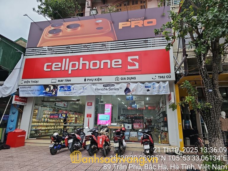 CellphoneS Hà Tĩnh - cửa hàng điện thoại ở Hà Tĩnh