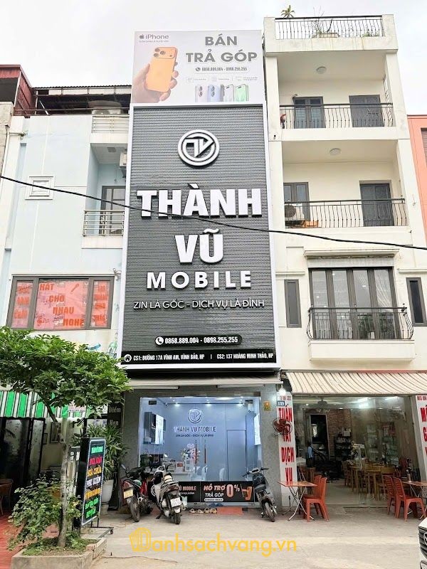 Thành Vũ Mobile - cửa hàng điện thoại ở Hải Phòng tại 137 Hoàng Minh Thảo