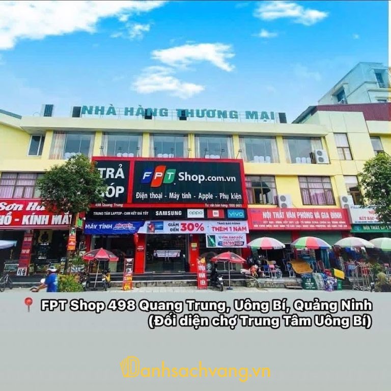 FPT Shop Uông Bí - cửa hàng điện thoại ở Quảng Ninh