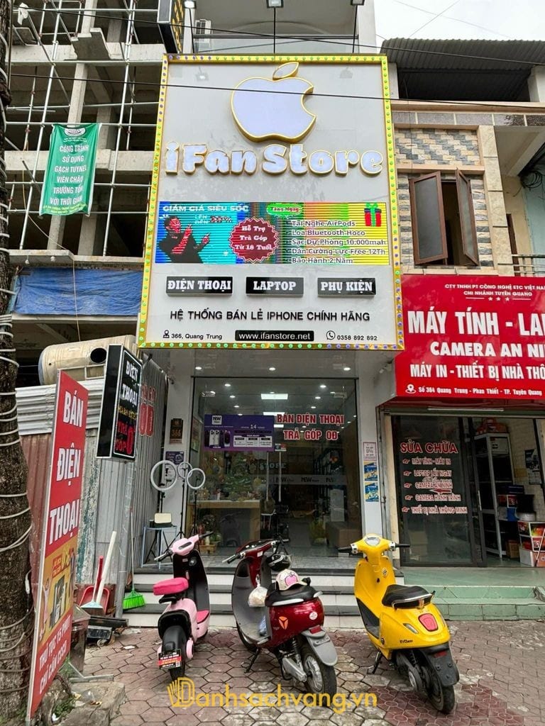 iFan Store - cửa hàng điện thoại ở Tuyên Quang chuyên iPhone