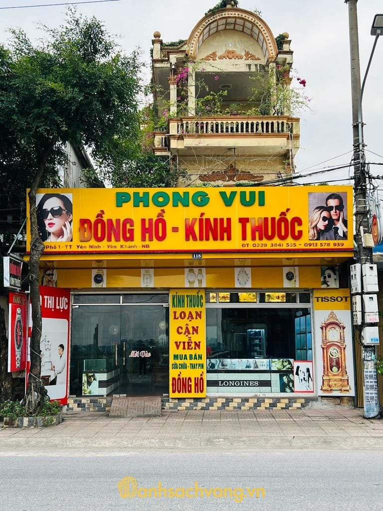 Cửa hàng Đồng hồ Kính mắt Phong Vui ở Ninh Bình