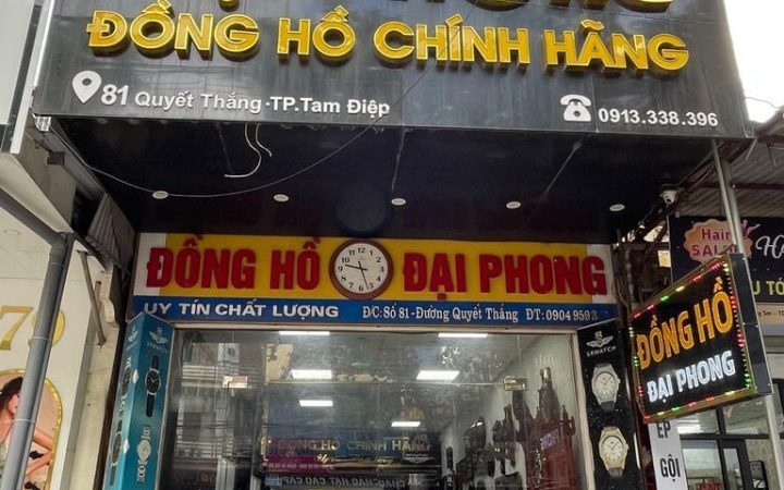 7 Cửa hàng đồng hồ ở Ninh Bình đáng tin cậy, nhiều mẫu đẹp