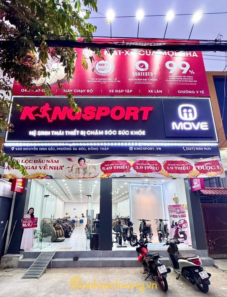 Showroom ghế massage Kingsport Sa Đéc Đồng Tháp