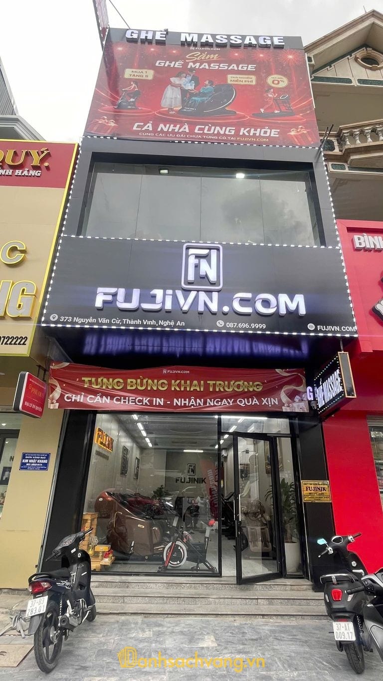Ghế Massage Fujivn.com Nghệ An - showroom ghế massage tại Vinh