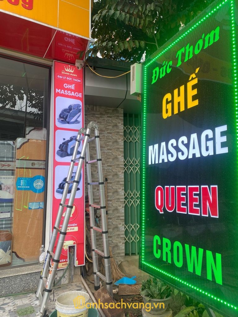 Đại lý ghế massage Queen Crown Yên Lập Showroom Đức Thơm