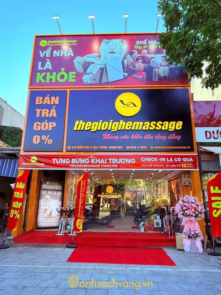 Thế Giới Ghế Massage - cửa hàng ghế massage ở Thanh Hóa