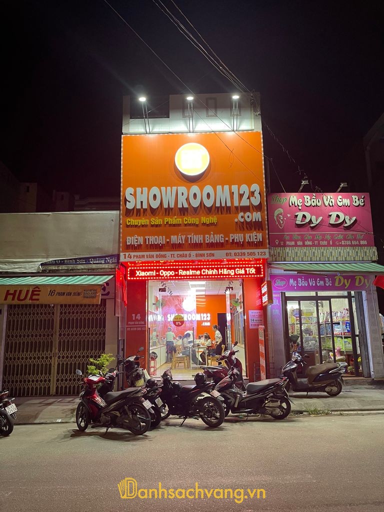 Showroom123 - cửa hàng điện thoại tại Quảng Ngãi