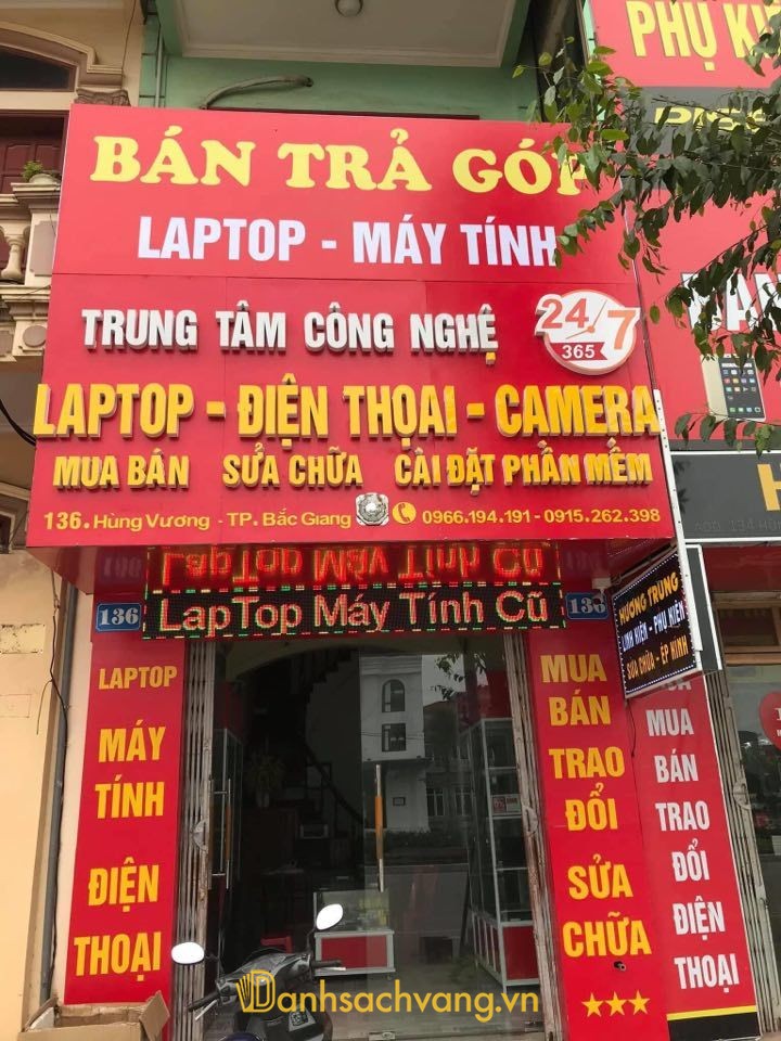 Laptop Bắc Giang - cửa hàng laptop cũ tại Bắc Ninh