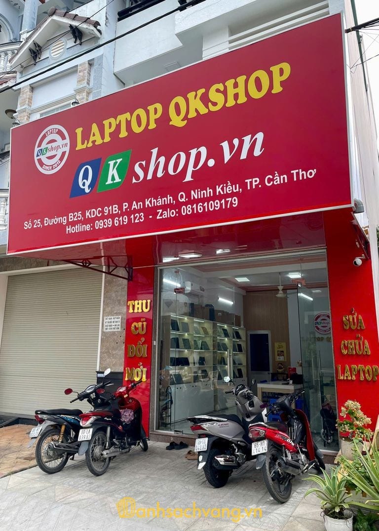 Laptop QKShop - cửa hàng laptop cũ tại Cần Thơ