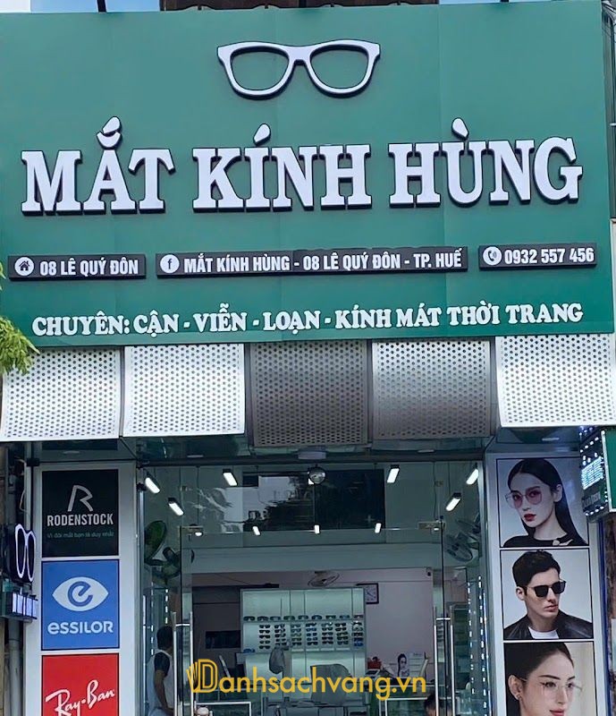 Mắt Kính Hùng - cửa hàng mắt kính ở Huế
