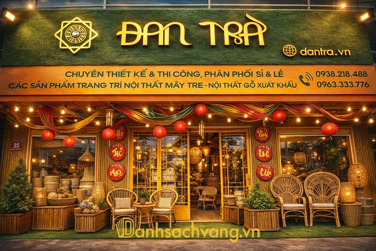 Đan Trà - cửa hàng nội thất ở Lâm Đồng với sản phẩm mây tre
