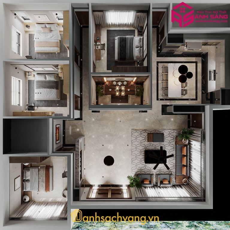Nội Thất Ánh Sáng - thiết kế tủ bếp và nội thất ở Nghệ An