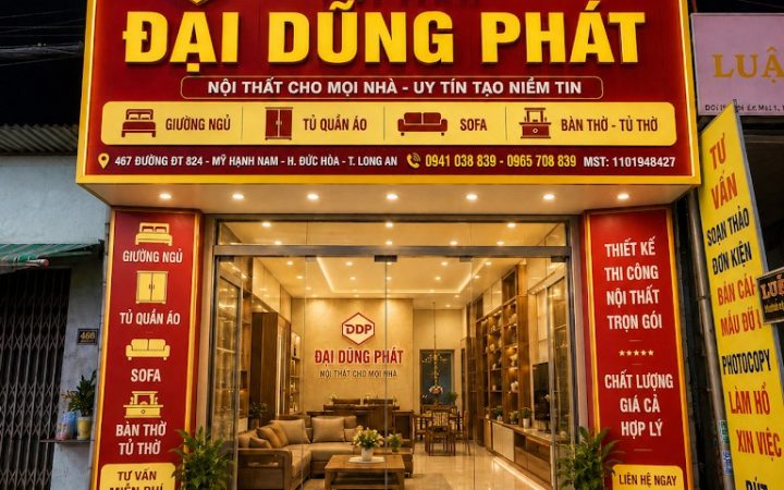 10 Cửa hàng nội thất ở Tây Ninh chất lượng, giá tốt