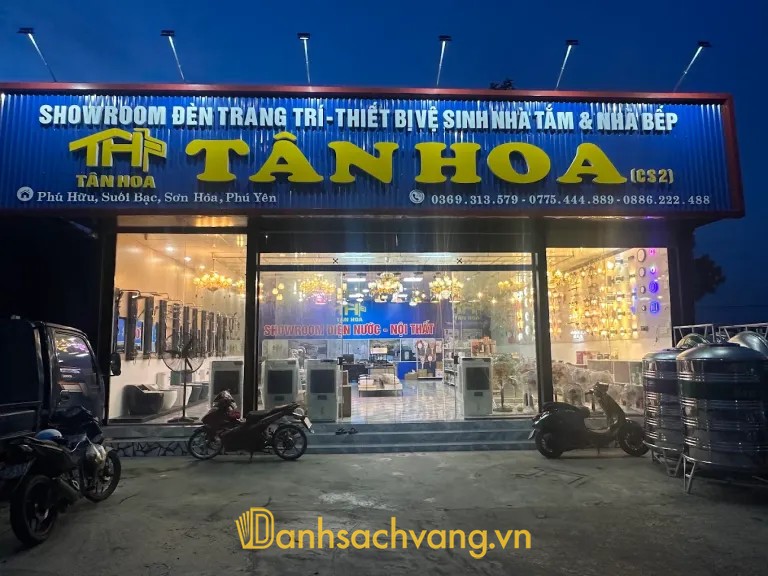 Showroom Tân Hoa - cửa hàng thiết bị vệ sinh và đèn trang trí tại Sơn Hòa Đắk Lắk