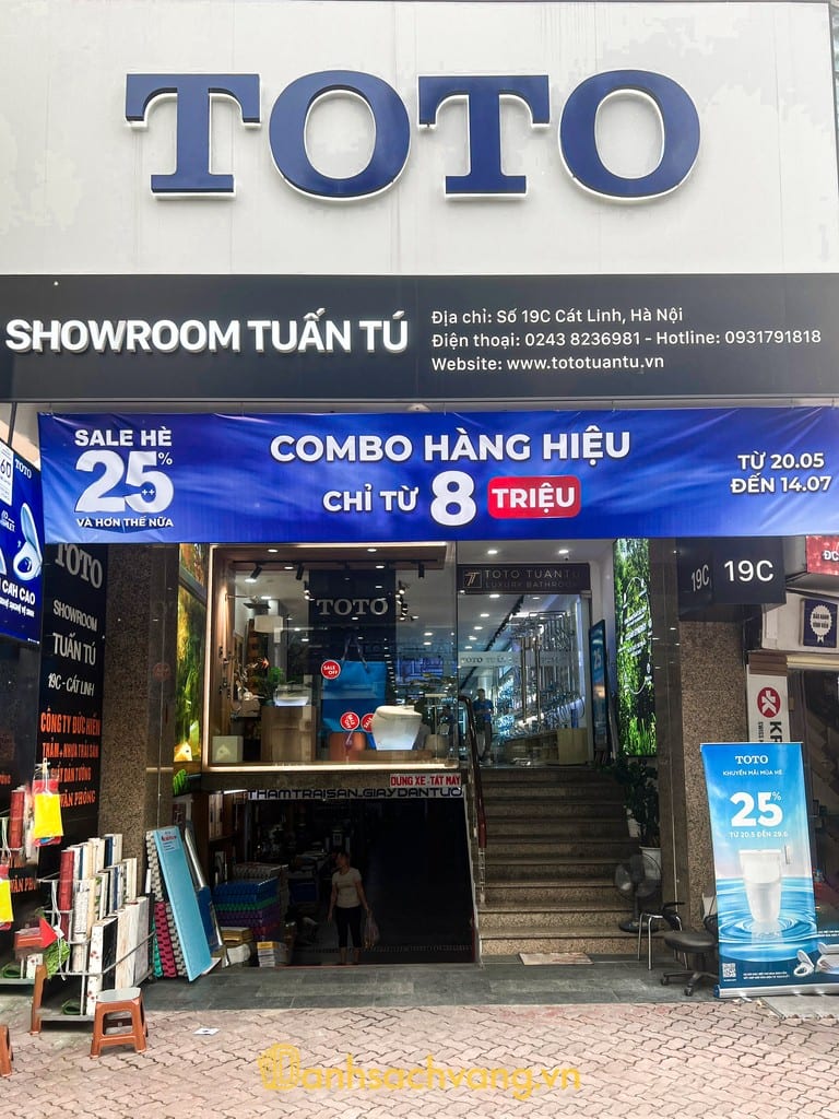 Showroom TOTO Tuấn Tú tại Cát Linh Hà Nội