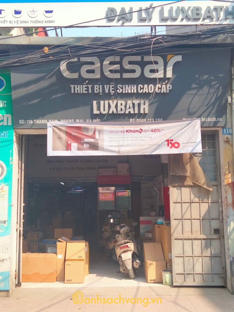 Thiết Bị Vệ Sinh Luxbath tại Thanh Đàm Hà Nội