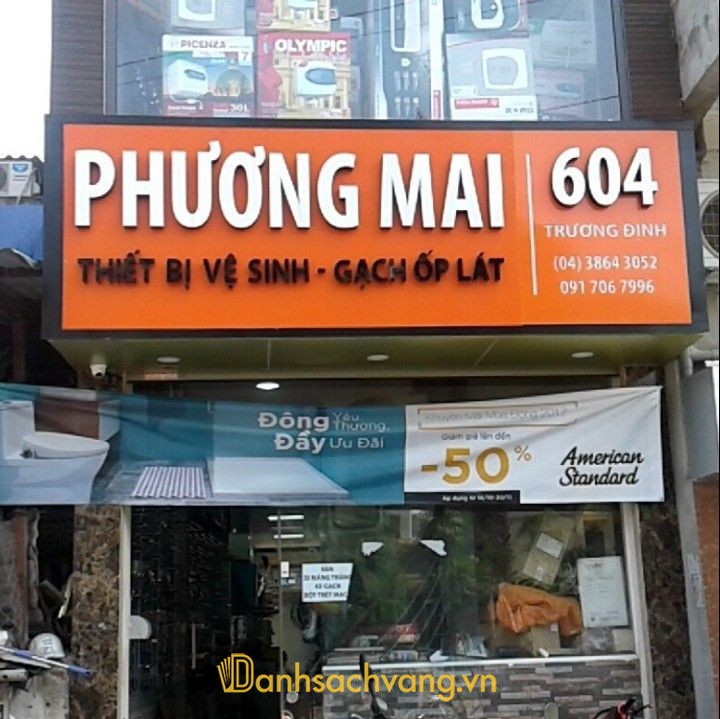 Showroom Thiết Bị Vệ Sinh Nhà Bếp Phương Mai tại Trương Định Hà Nội