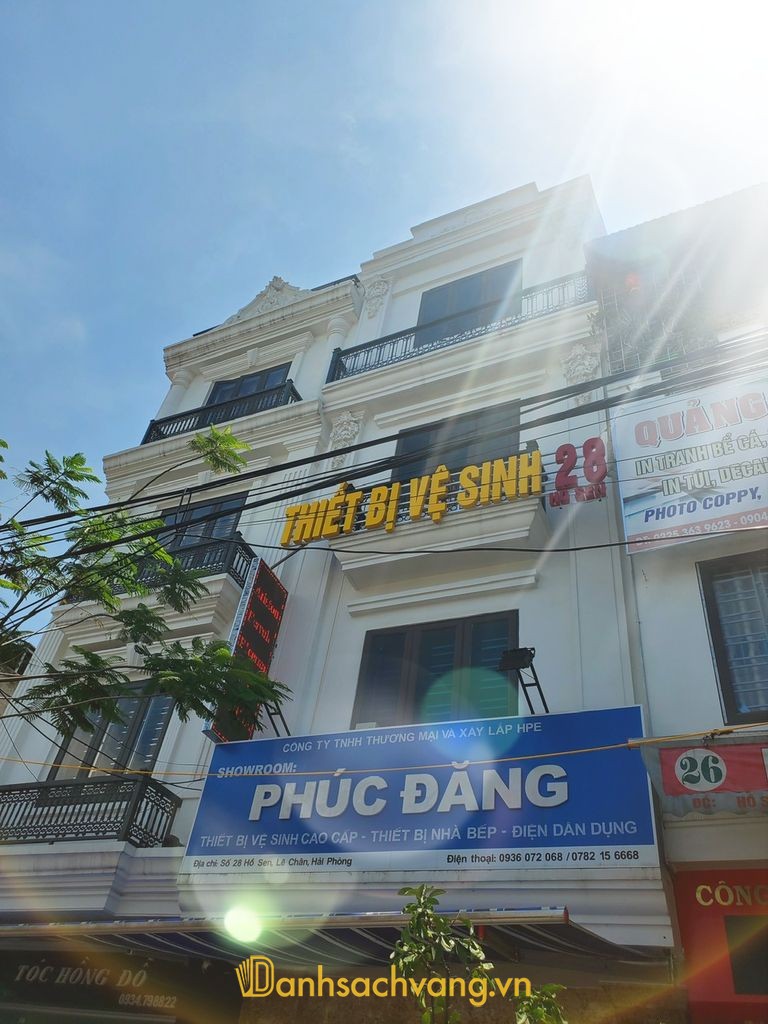 THIẾT BỊ VỆ SINH PHÚC ĐĂNG - cửa hàng thiết bị vệ sinh ở Hải Phòng