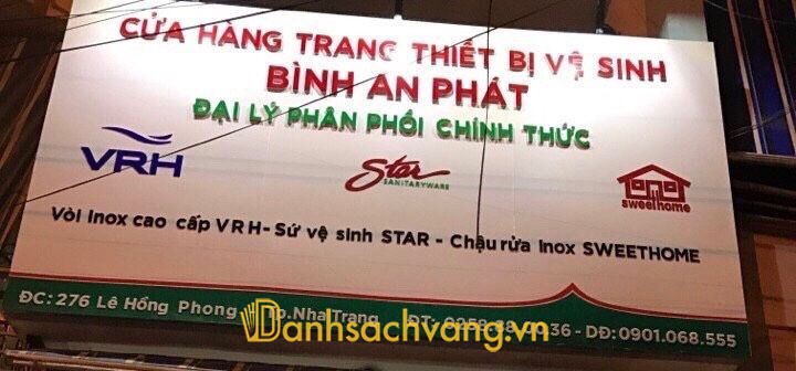 Bình An Phát - cửa hàng trang thiết bị vệ sinh ở Khánh Hòa