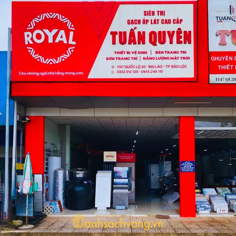 Gạch Men Thiết Bị Vệ Sinh Tuấn Quyên - địa chỉ mua gạch và thiết bị vệ sinh tại Bảo Lộc