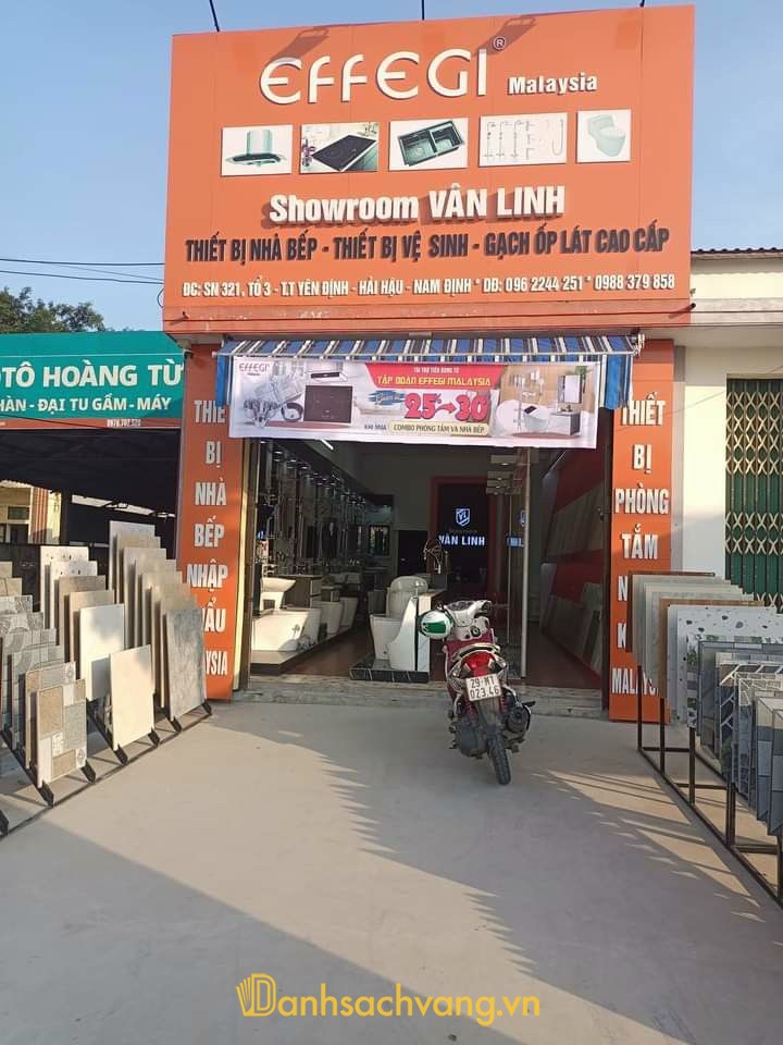 Showroom thiết bị vệ sinh Vân Linh ở Ninh Bình