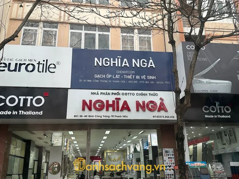 Showroom Nghĩa Ngà - cửa hàng thiết bị vệ sinh ở Thanh Hóa