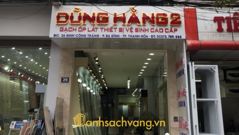 Gạch Men Thiết Bị Vệ Sinh Dũng Hằng - cửa hàng tại Đinh Công Tráng Thanh Hóa