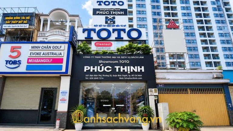 Showroom thiết bị vệ sinh TOTO Phúc Thịnh - cửa hàng thiết bị vệ sinh ở TPHCM