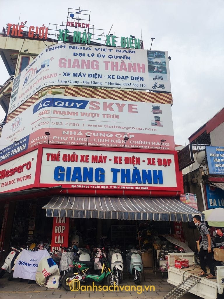 Thế Giới Xe Điện Xe Máy Giang Thành - cửa hàng xe điện khu vực Phố Vôi