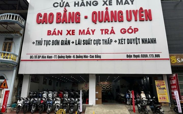 7 Cửa hàng xe máy ở Cao Bằng đáng tin cậy, nguồn gốc rõ ràng
